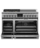 48" Series 11 Professional 4 Burner + 4 Zone Hybrid Self-Cleaning Range, NG gallery image 2.0